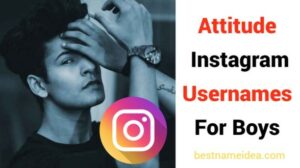 501+ Cool & Stylish Username for Instagram for Boy Attitude