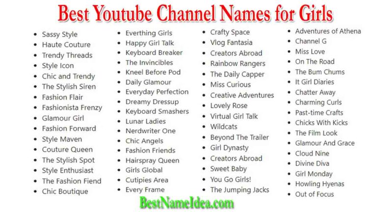 400-creative-cute-stylish-youtube-channel-names-for-girls