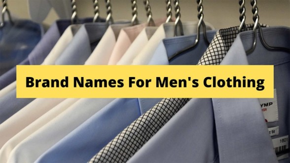 Brand Names For Men's Clothing